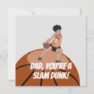 Carte de basket-ball Slam Dunk Dad