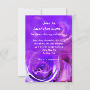 Carte de Bat mitzvah NEON ROSE WATERCOLOR