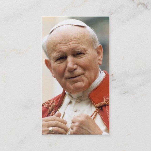 Carte de béatification Jean-Paul II (Devant)