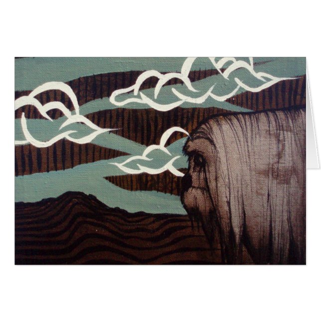 carte de bête (Devant horizontal)