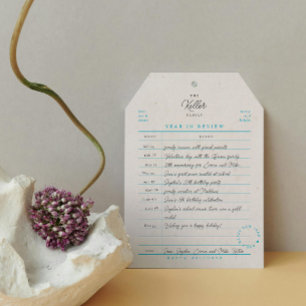 Carte de bibliothèque Bilan annuel Fête de fin d'a