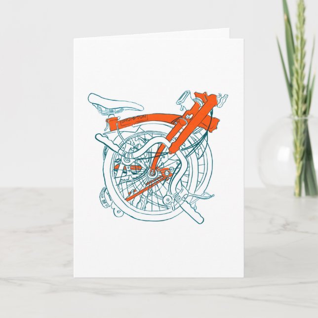 Carte de bicyclette de Brompton (Devant)