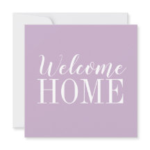 Carte de bienvenue à la maison moderne et tendance