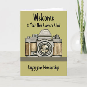 Carte de bienvenue Camera Club