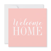 Carte de bienvenue moderne moderne et tendance ros