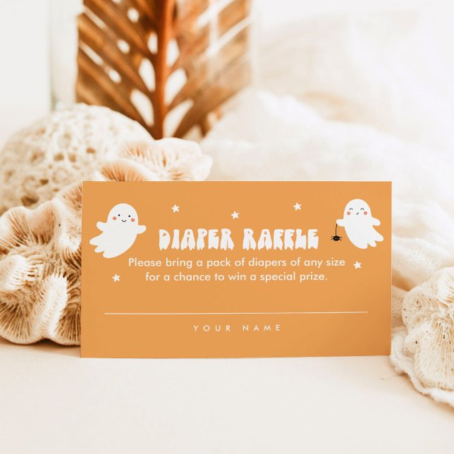 Carte de billet Kawaii Halloween Diaper Raffle (Créateur téléchargé)
