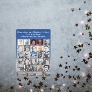 Carte De Bingo Familiale Avec Photo De Montagne Co