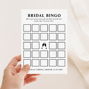 Carte de bingo nuptiale
