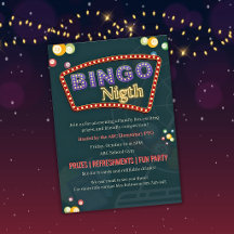 carte de BINGO pour collecte de fonds pour l'école