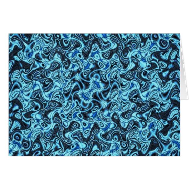 Carte de biologie abstraite (Devant Horizontal)