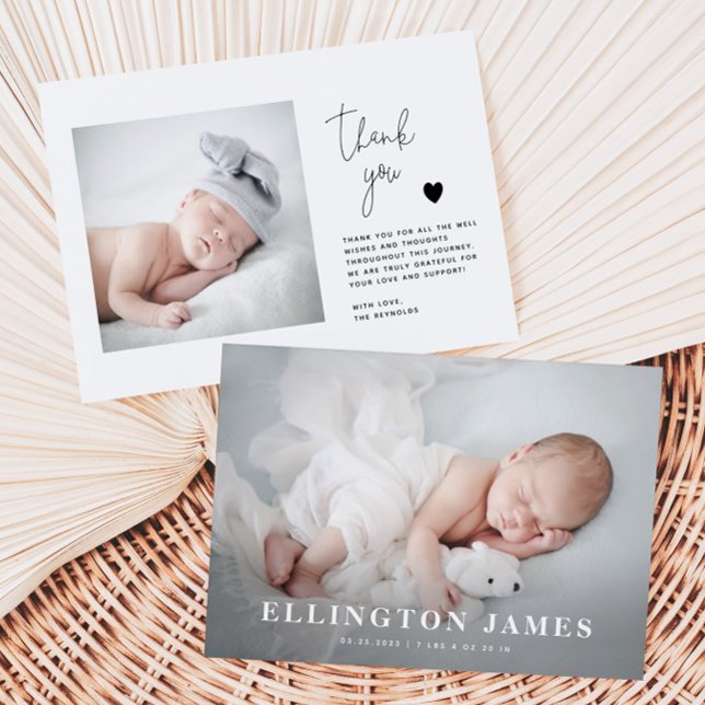 Carte de Birth Announcement | New Baby Announcemen (Créateur téléchargé)