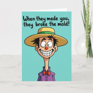 Carte de birthday dessin animé sucré