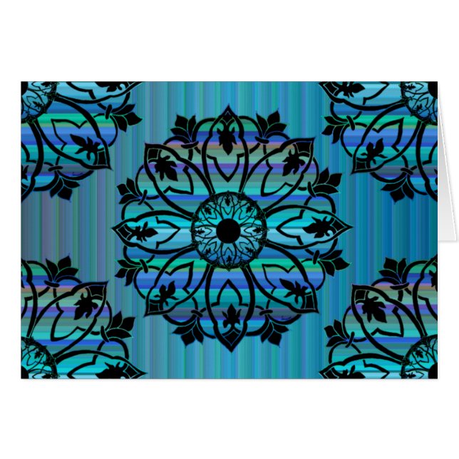 Carte de bleu de carreau de valium (Devant horizontal)