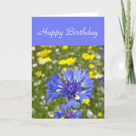 Carte de bleuet