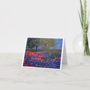 Carte de Bluebonnets de Texas