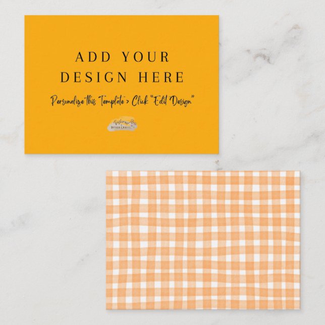 Carte de boîtier 3,5 pouces x 2,5 pouces (Devant / Derrière)