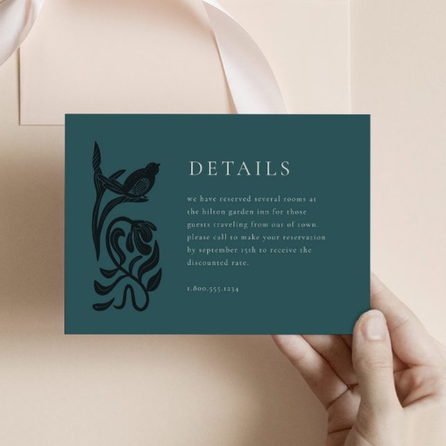 Carte de boîtier Art déco vintage (Créateur téléchargé)