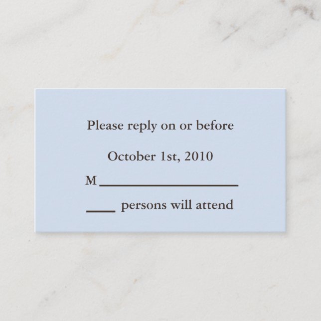 Carte de boîtier au chocolat simple (Devant)