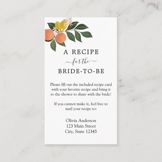 Carte de boîtier de demande de Fête des mariées Ci (Devant)