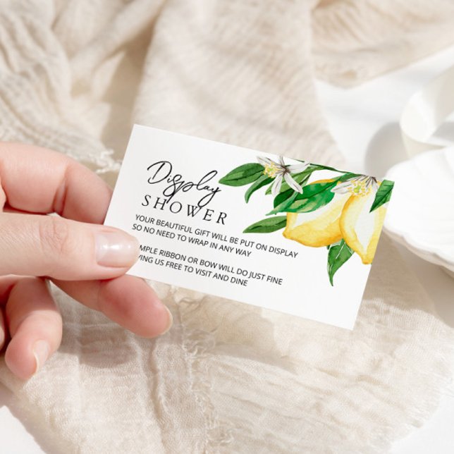 Carte de boîtier de douche à ciel ouvert citron ve (Créateur téléchargé)