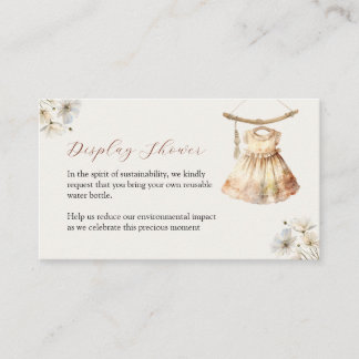 Carte de boîtier de douche d'affichage pour filles