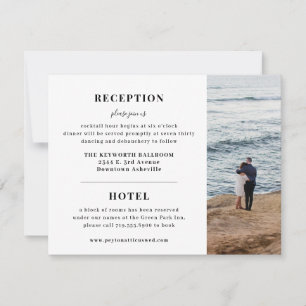 Carte de boîtier de Faire-part de mariage d'atmosp