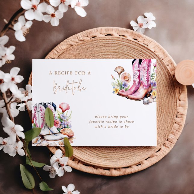 Carte de boîtier de Fête des mariées Coastal Rose  (Créateur téléchargé)