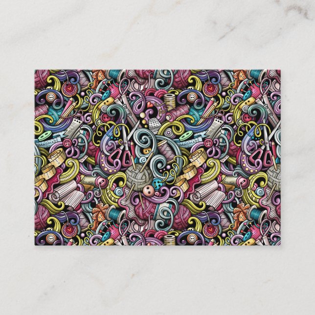 Carte de boîtier de Tricot de couture Version 1 (Devant)