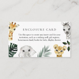 Carte de boîtier du Baby shower Little Wild One Ju