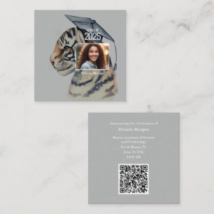 Carte de boîtier du Faire-part de diplôme unique