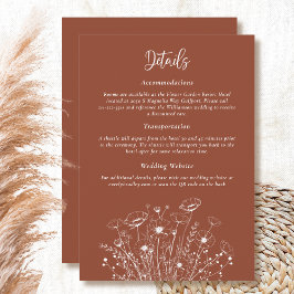 Carte de boîtier en plastique blanc floral