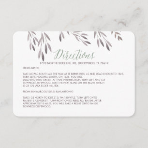 Carte de boîtier Fleur sauvage Mariage