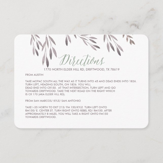 Carte de boîtier Fleur sauvage Mariage (Devant)
