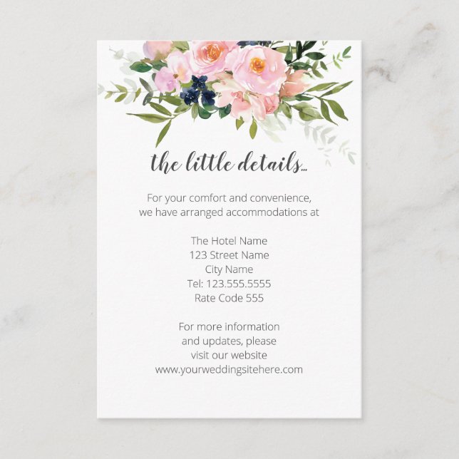 Carte de boîtier Informations ou Détails (Devant)