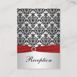 Carte de boîtier noir, argenté, rouge RIBBON IMPRI