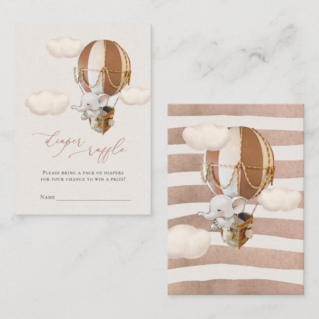 Carte de boîtier pour rabat éléphant (Devant / Derrière)