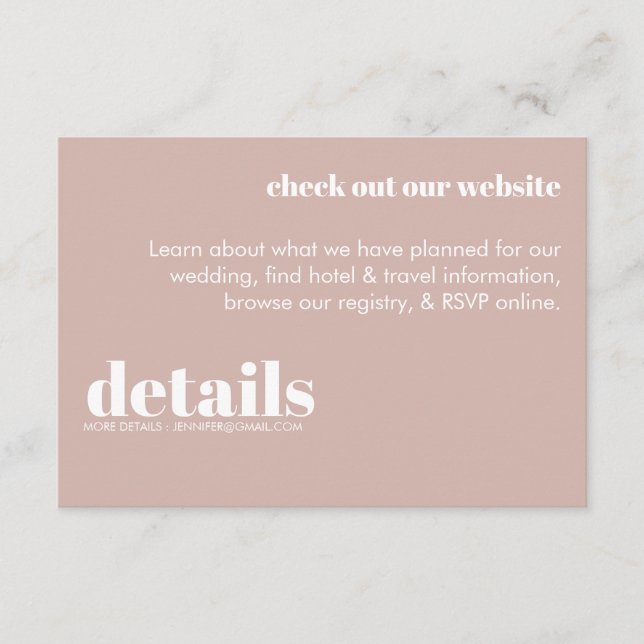 Carte de boîtier rétro moderne (Devant)