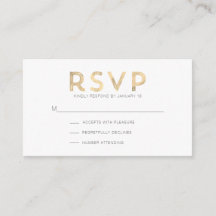 Carte de boîtier RSVP moderne en bois clair