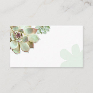 Carte de boîtier vierge Mariage Succulente