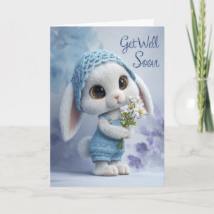 Carte de Bon rétablissement adorable avec un bébé 