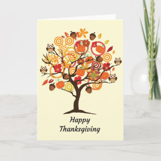 Carte de bon thanksgiving