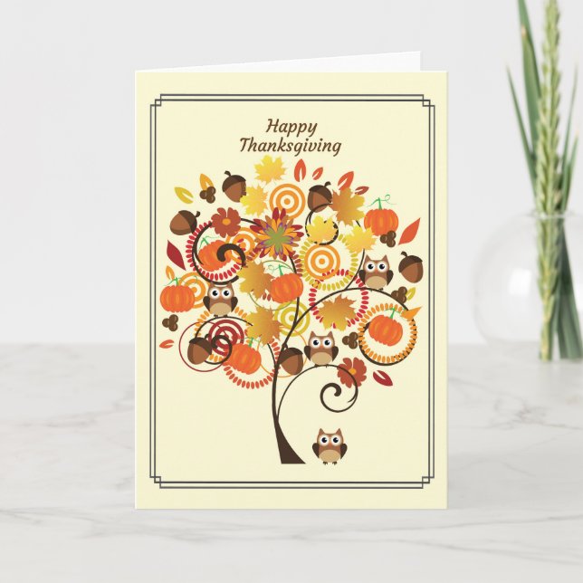 Carte de bon thanksgiving (Devant)