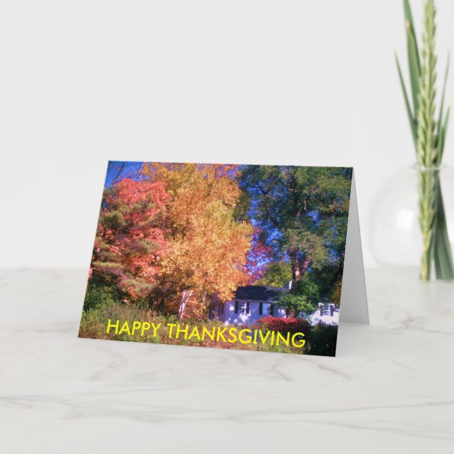 Carte de BON THANKSGIVING (Devant)