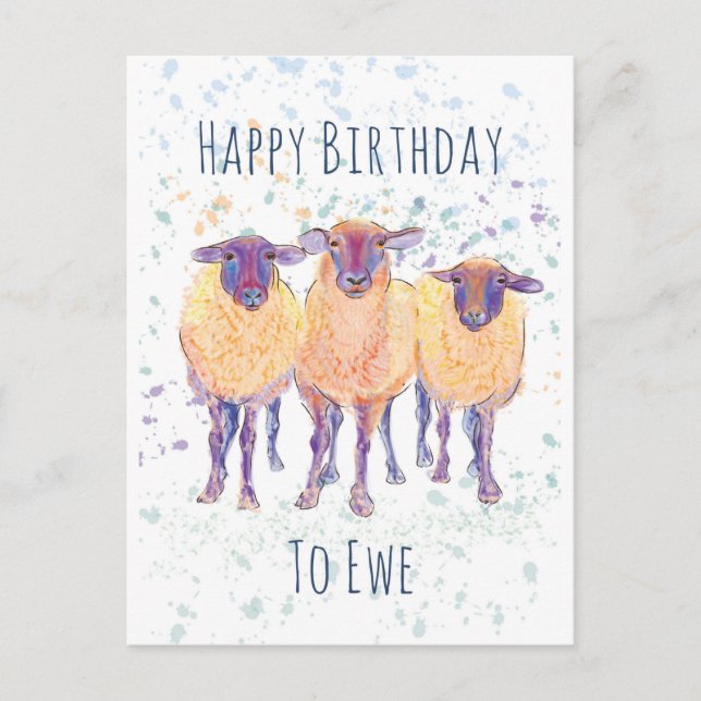 Carte de Bonne Anniversaire à Toi (Devant)