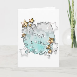 Carte de bonne chance - étoiles chanceuses