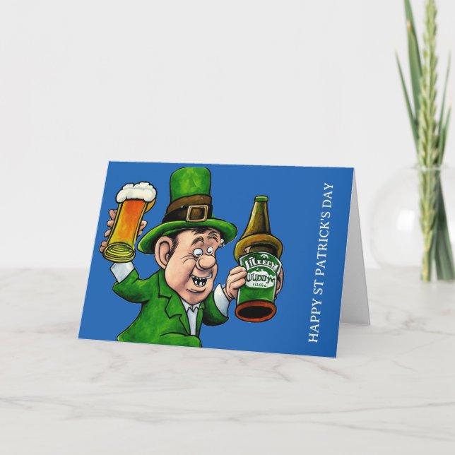 Carte de Bonne Fête de la Saint-Patrick (Devant)