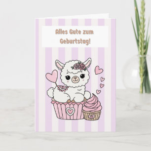Carte de bonne fête pour fille