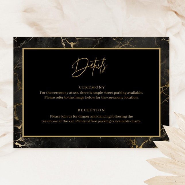 Carte de bordure en marbre noir (Créateur téléchargé)