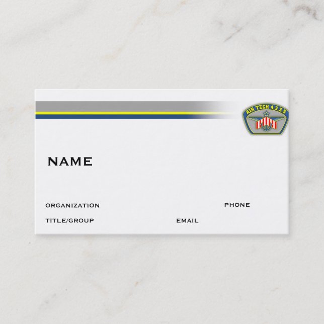 CARTE DE BOUCLIER DE NAVAIR (Devant)