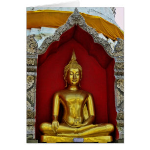 Carte de Bouddha d'or